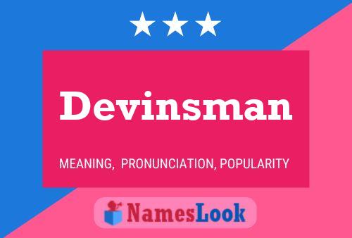 Devinsman Name Poster