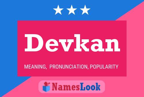 Devkan Name Poster