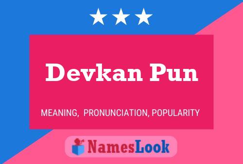 Devkan Pun Name Poster