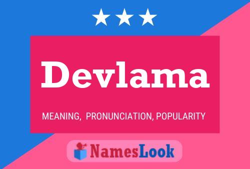 Devlama Name Poster