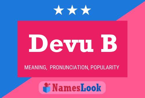 Devu B Name Poster