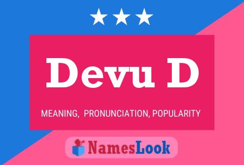 Devu D Name Poster