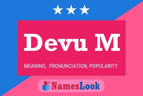 Devu M Name Poster