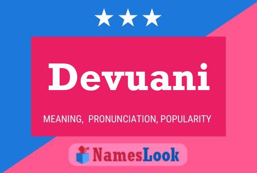 Devuani Name Poster