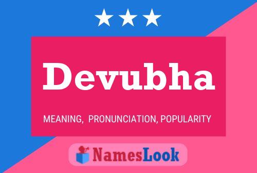 Devubha Name Poster