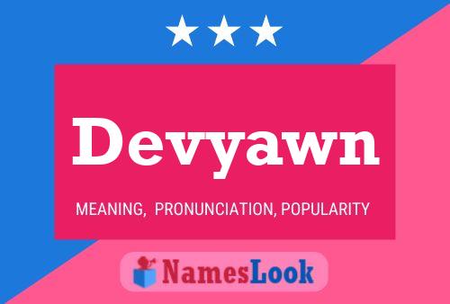 Devyawn Name Poster