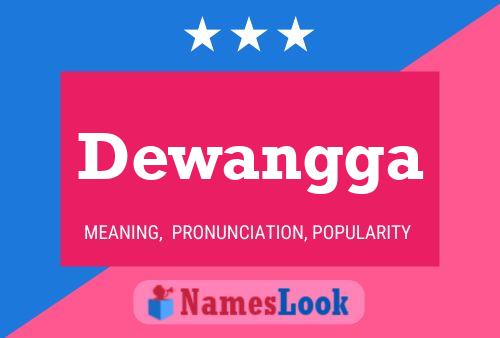 Dewangga Name Poster