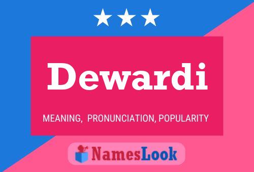 Dewardi Name Poster