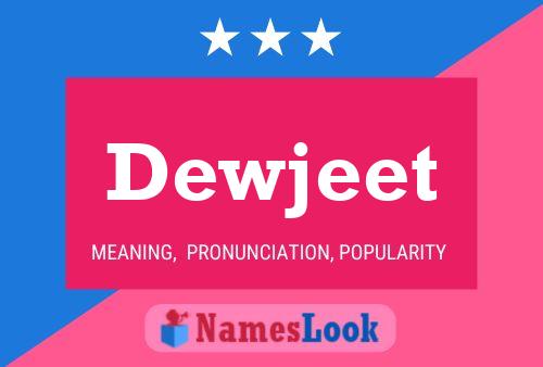 Dewjeet Name Poster