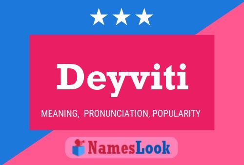 Deyviti Name Poster