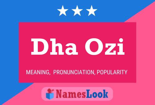 Dha Ozi Name Poster