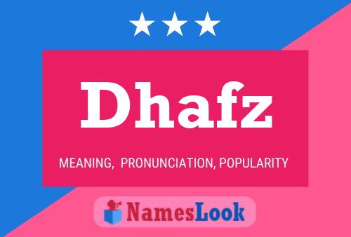 Dhafz Name Poster