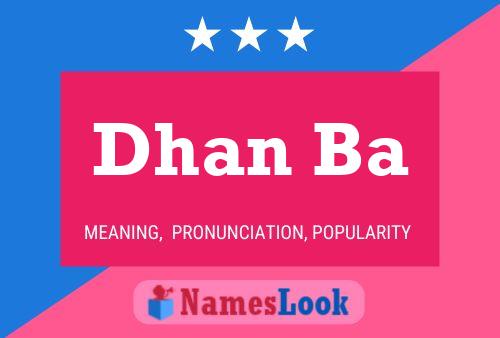 Dhan Ba Name Poster