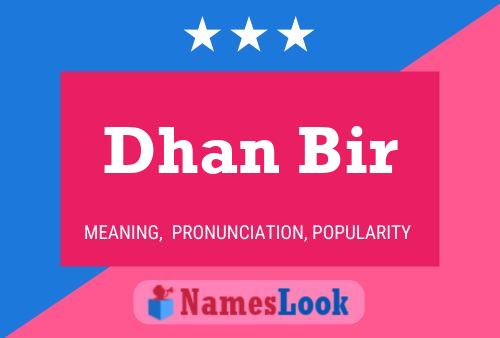 Dhan Bir Name Poster