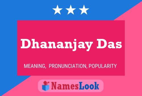 Dhananjay Das Name Poster