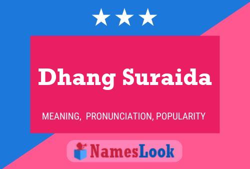 Dhang Suraida Name Poster