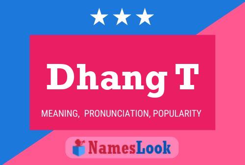 Dhang T Name Poster