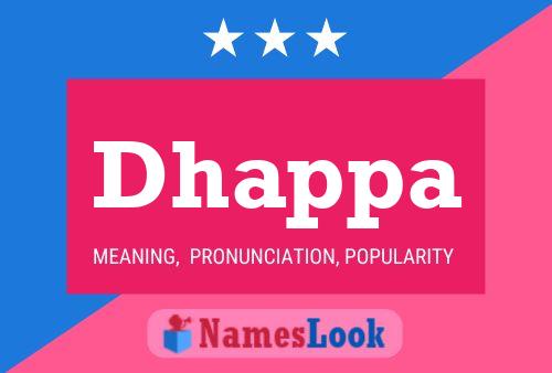 Dhappa Name Poster