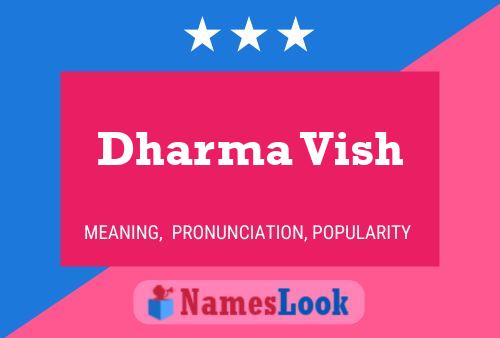 Dharma Vish Name Poster