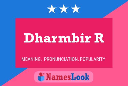 Dharmbir R Name Poster