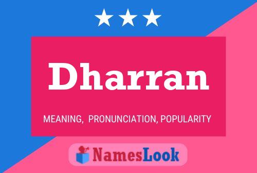 Dharran Name Poster