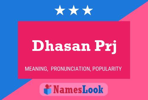 Dhasan Prj Name Poster