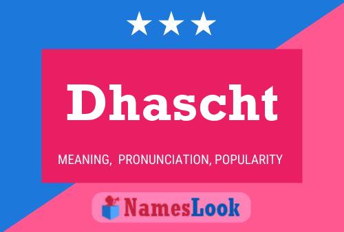 Dhascht Name Poster