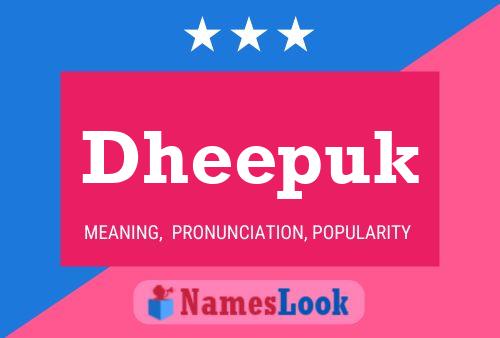 Dheepuk Name Poster