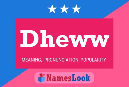 Dheww Name Poster