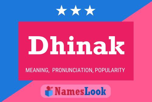 Dhinak Name Poster