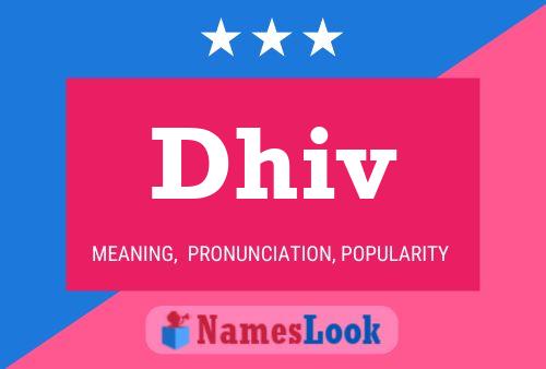 Dhiv Name Poster