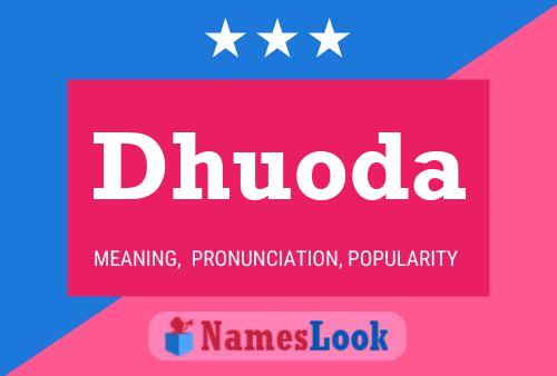 Dhuoda Name Poster