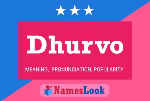 Dhurvo Name Poster