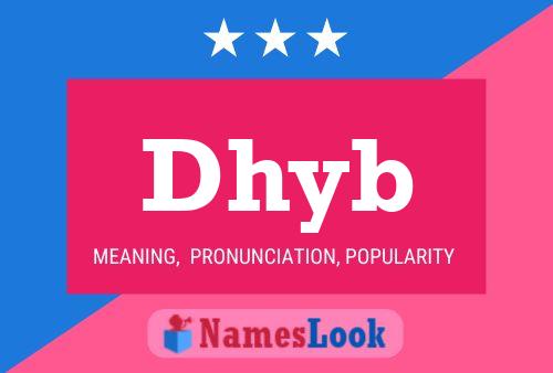 Dhyb Name Poster