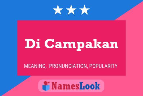 Di Campakan Name Poster