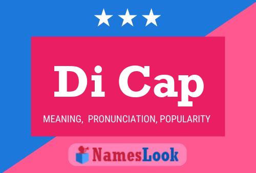 Di Cap Name Poster