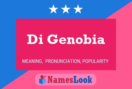 Di Genobia Name Poster