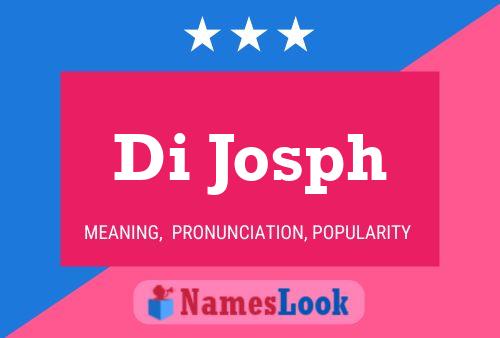 Di Josph Name Poster