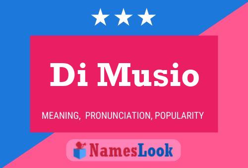 Di Musio Name Poster