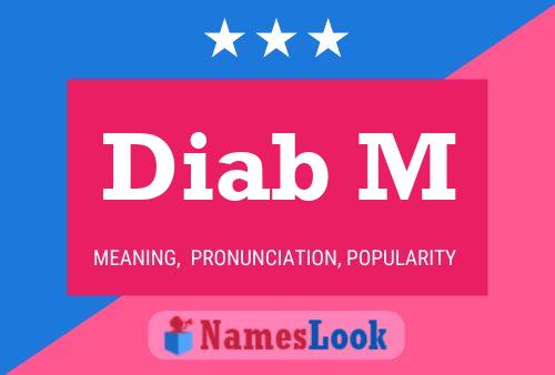 Diab M Name Poster