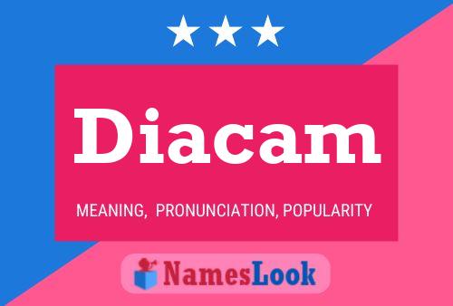 Diacam Name Poster