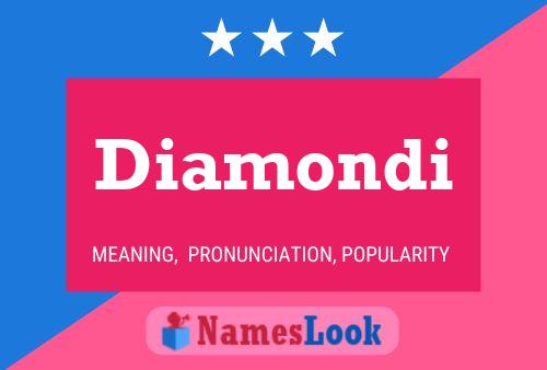 Diamondi Name Poster