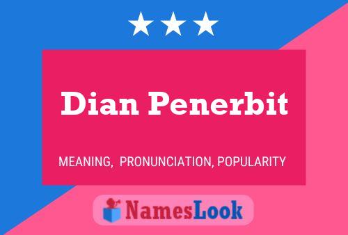 Dian Penerbit Name Poster