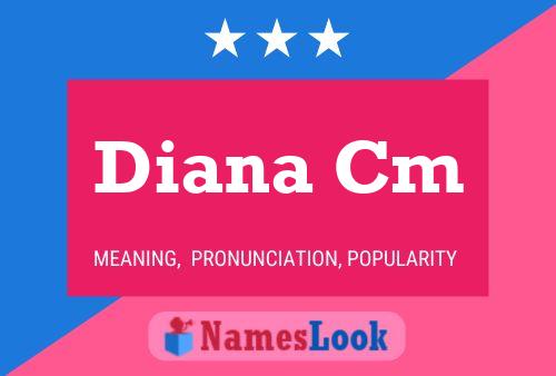 Diana Cm Name Poster