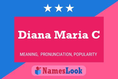 Diana Maria C Name Poster