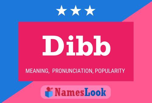 Dibb Name Poster