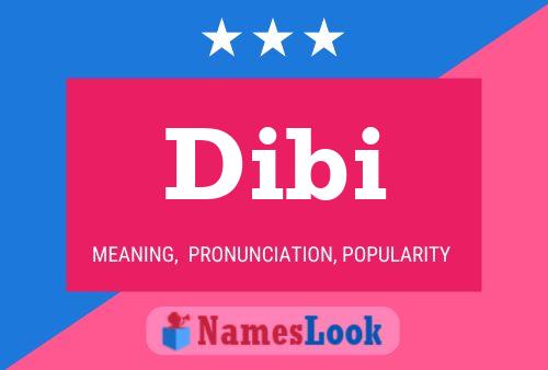 Dibi Name Poster