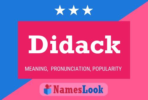 Didack Name Poster