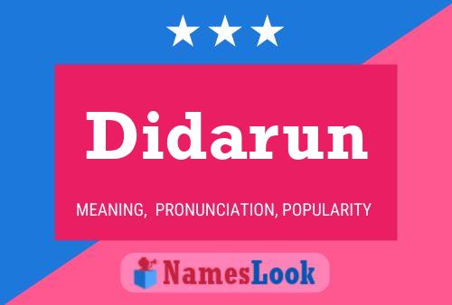 Didarun Name Poster