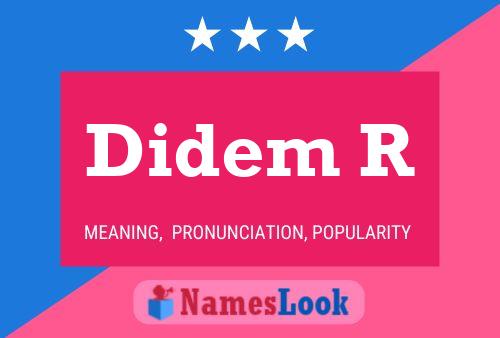 Didem R Name Poster